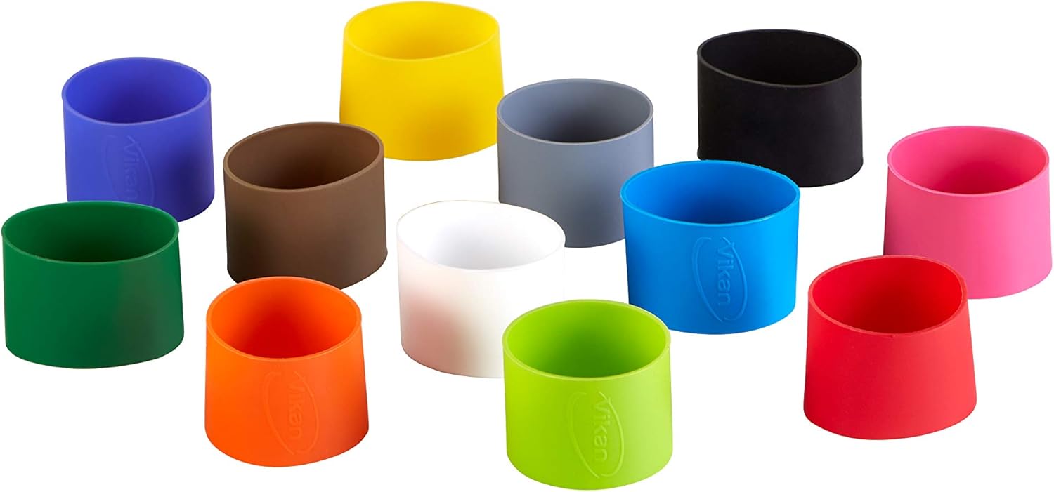 Vikan 98026 Color Coding Rubber Band x5, 1.5", Yellow