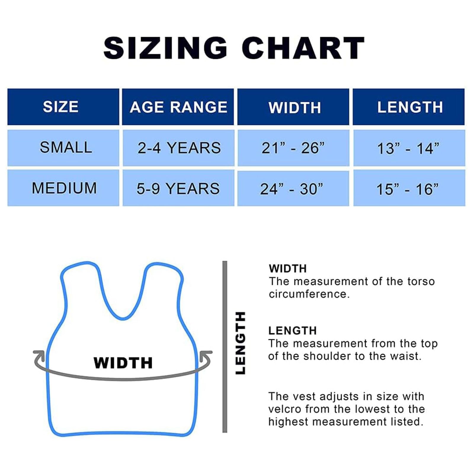 Gilet con Pesi per Bambini, Gilet a Compressione Gilet con Pesi Gilet di Sicurezza per Bambini con Sovraccarico Sensoriale ABR Autismo ADHD Disturbo Gilet con Pesi 3 Libbre Peso Rimovibile, Blu