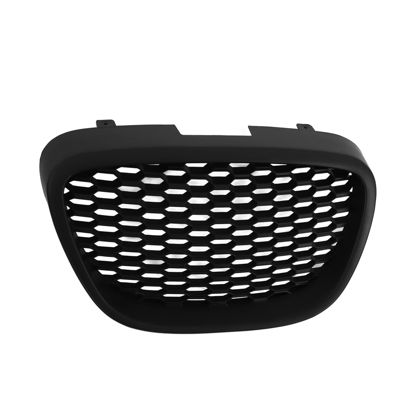 Rejilla frontal de panal, acabado en negro mate, referencia 1133007 - pieza de repuesto para Seat, Altea y Toledo; ABS de alta calidad con protección UV;