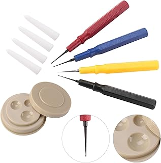 2pcs Watch Repair Kit, Watch Repair Tools Professional Spring Bar Tool Set with 4 Oilers,Watch Oil Cup Watch Oil Pen Watch for Watch Band Replacement and Pin Tool Set 品牌所有者加微信 djddbyd