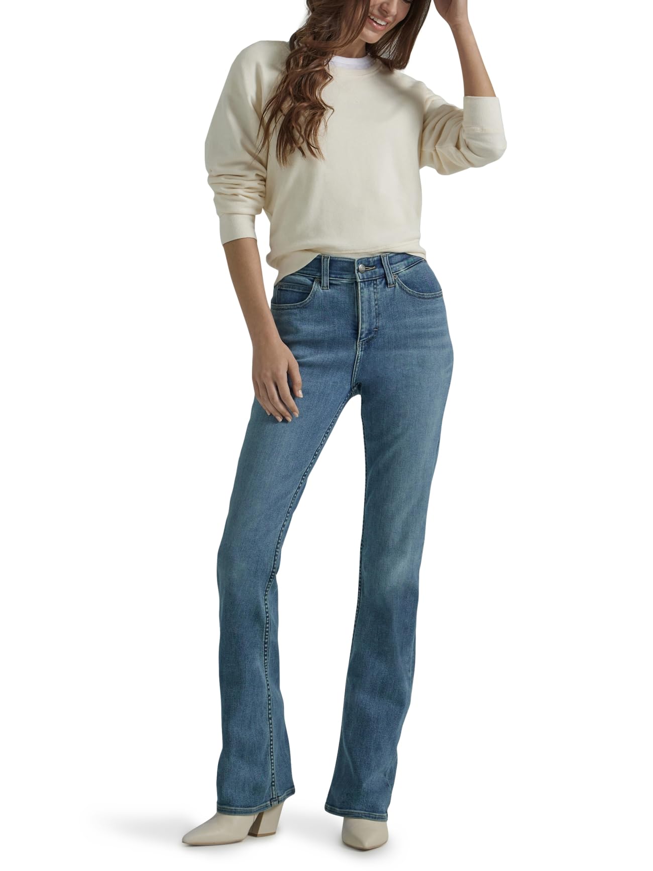 Lee Damen Flex Motion Regular Fit Bootcut Jeans