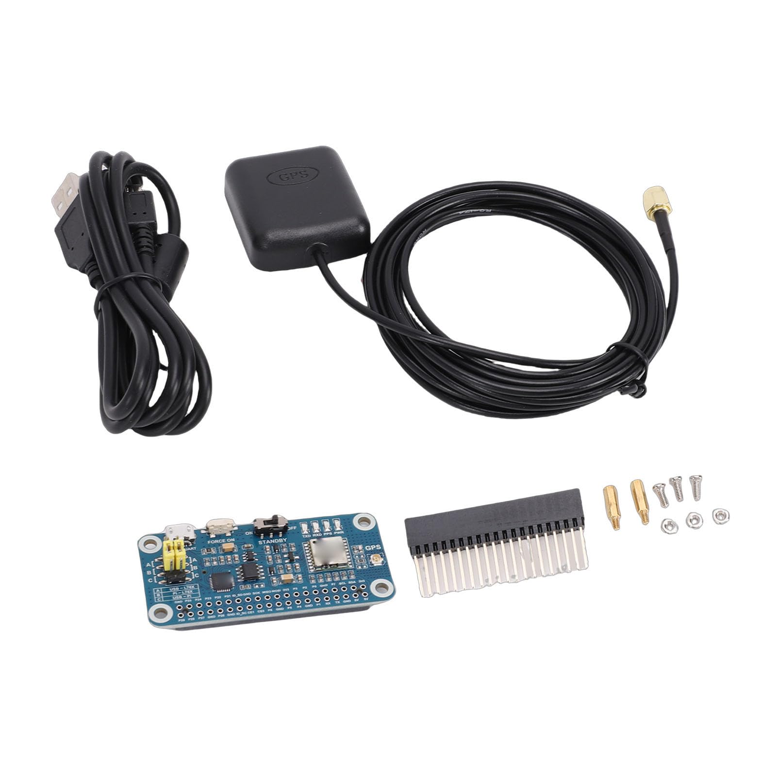 Fabater Scheda di Espansione Modulo Multi GNSS con sensibilità Migliorata e funzionalità AGNSS per Kit di Integrazione Facile GPIO RasPi 40PIN