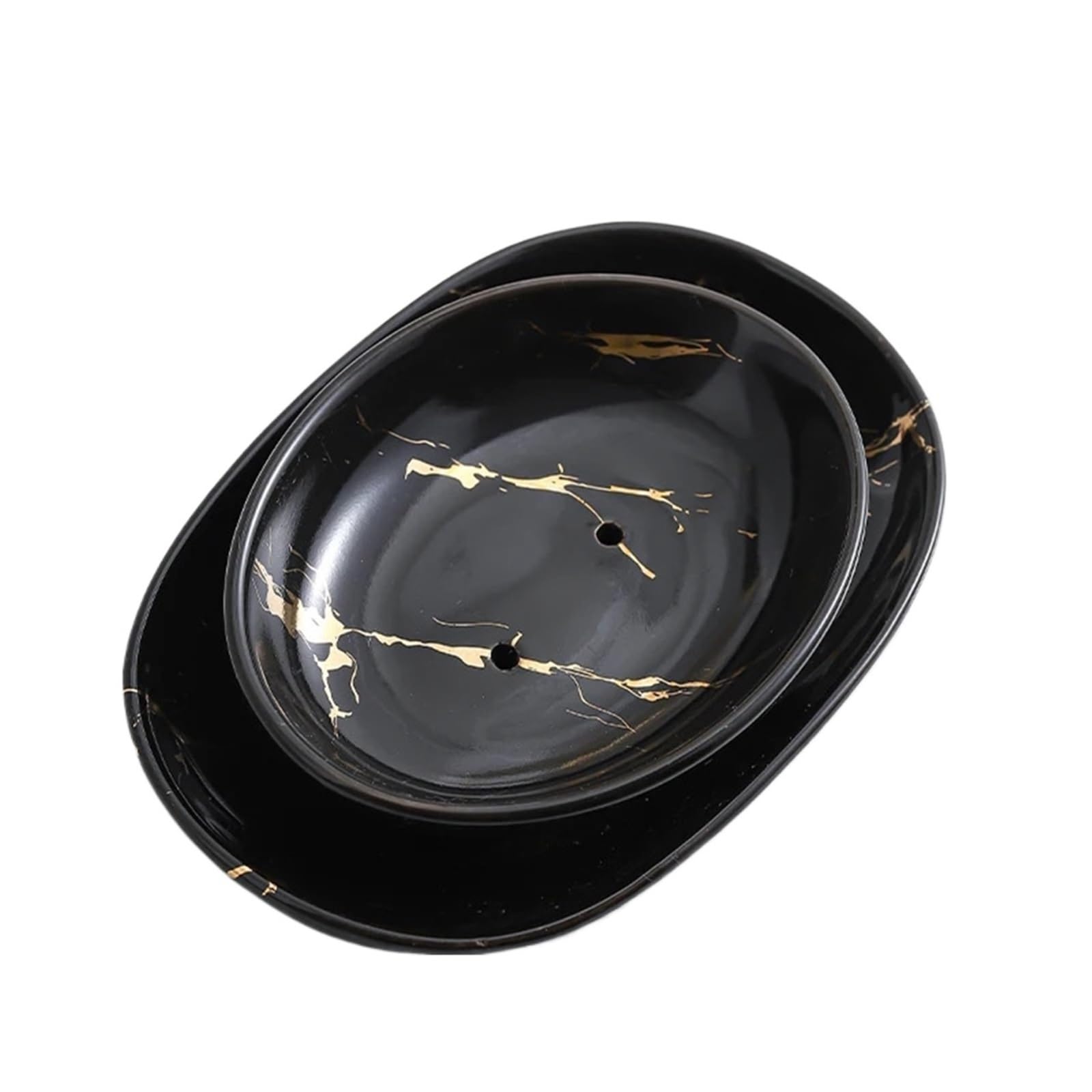 Jfnklfg Color7 Ceramic Soap Dish Drain Soap Holder Ceramic Box