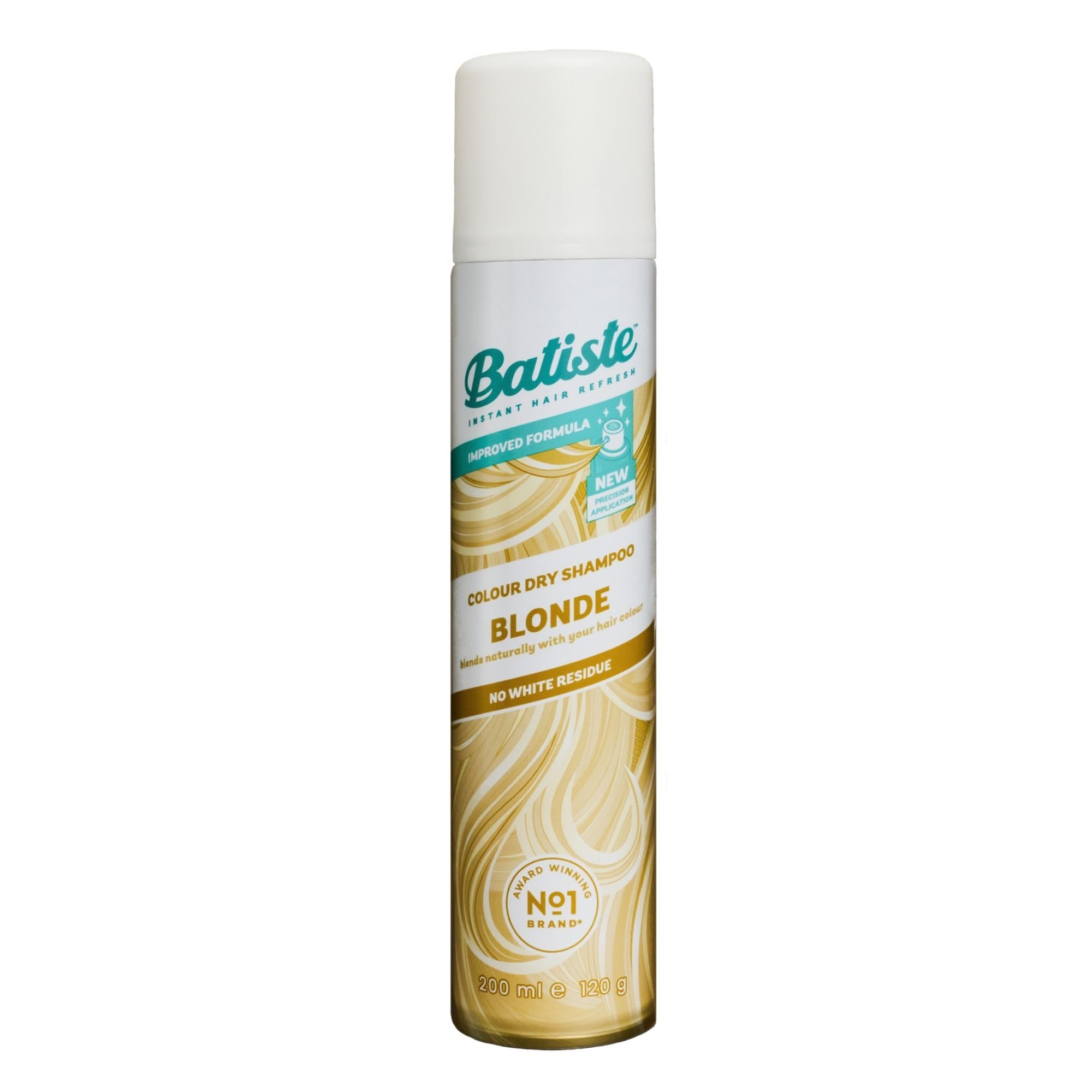 Batiste Dry Shampoo in Blondes with a Hint of Colour 200ml, No Rinse Spray to Refresh Hair in Between Washes, No White Residue for Blonde or Highlighted Hair (Packaging may vary)