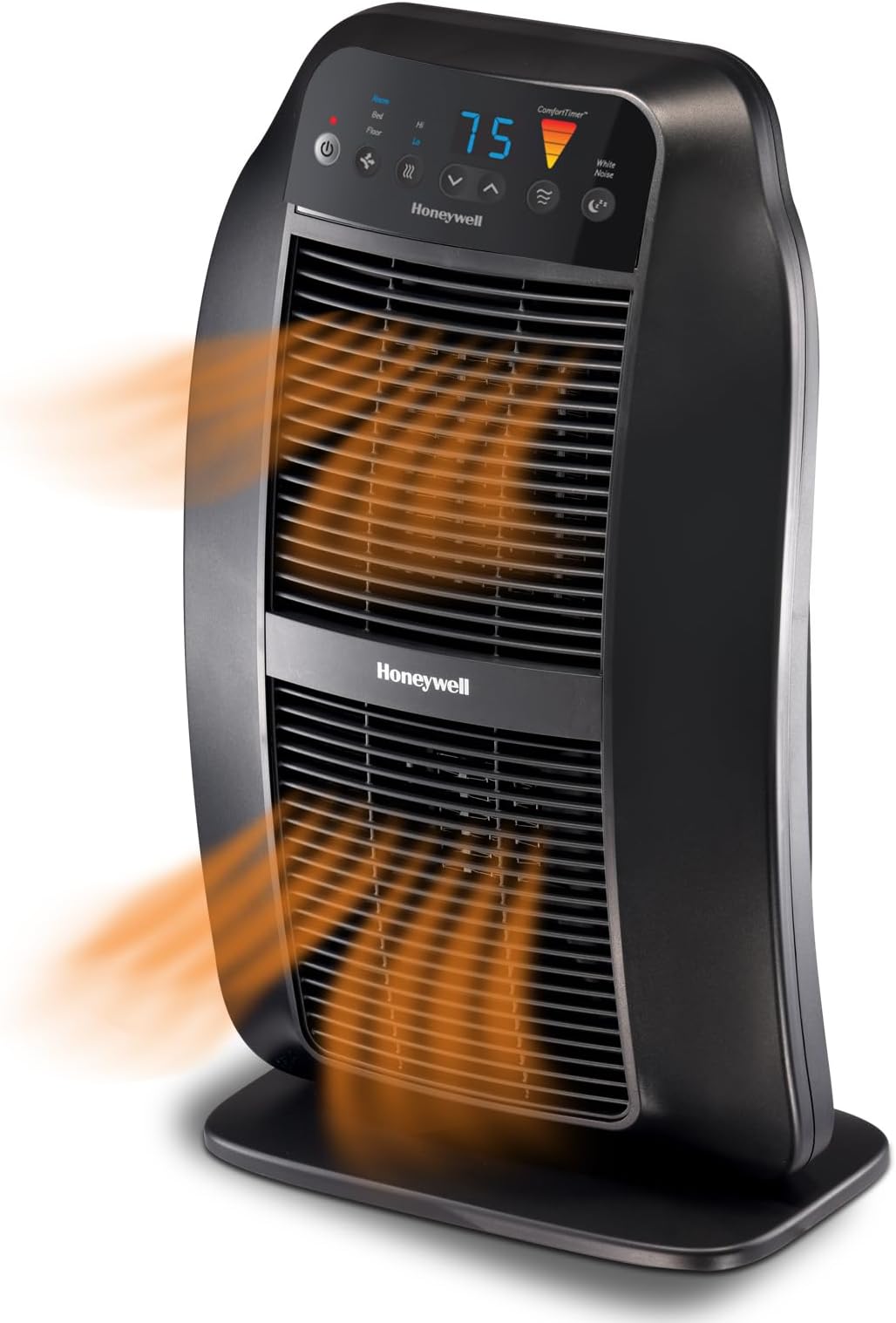 Honeywell Genius HeatGenius Ceramic Heater with Multi-Directional Heating, Digital Controls with Programmable Thermostat, Black