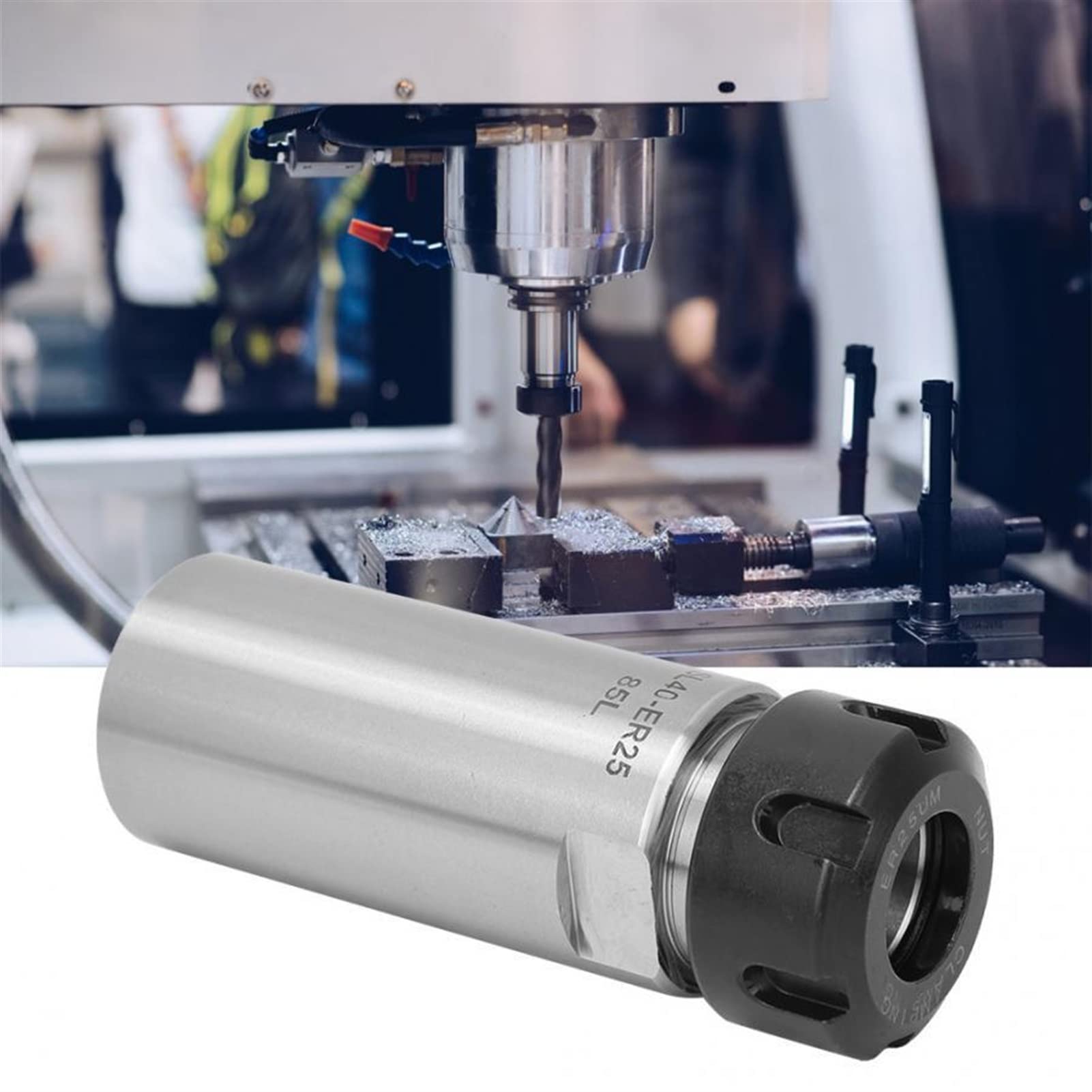 Uchwyt tokarski, CNC. Ręk przedłużający Typ Prosto Shank Collet Chuck Uchwyt Narzędzia SL40-ER25-85L