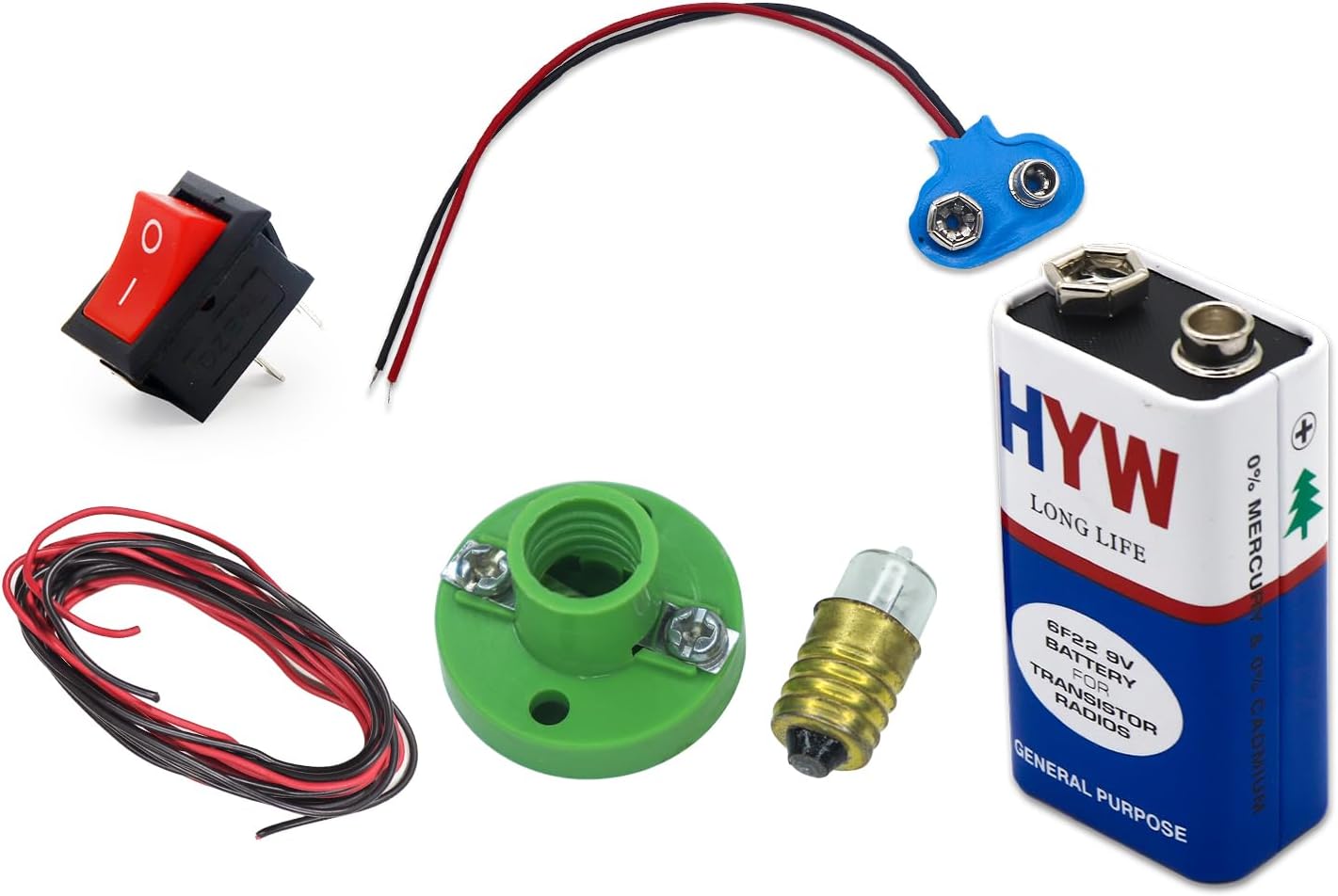 Electronic Spices Mini Bulb Holder kit for DIY Science Project for School Students