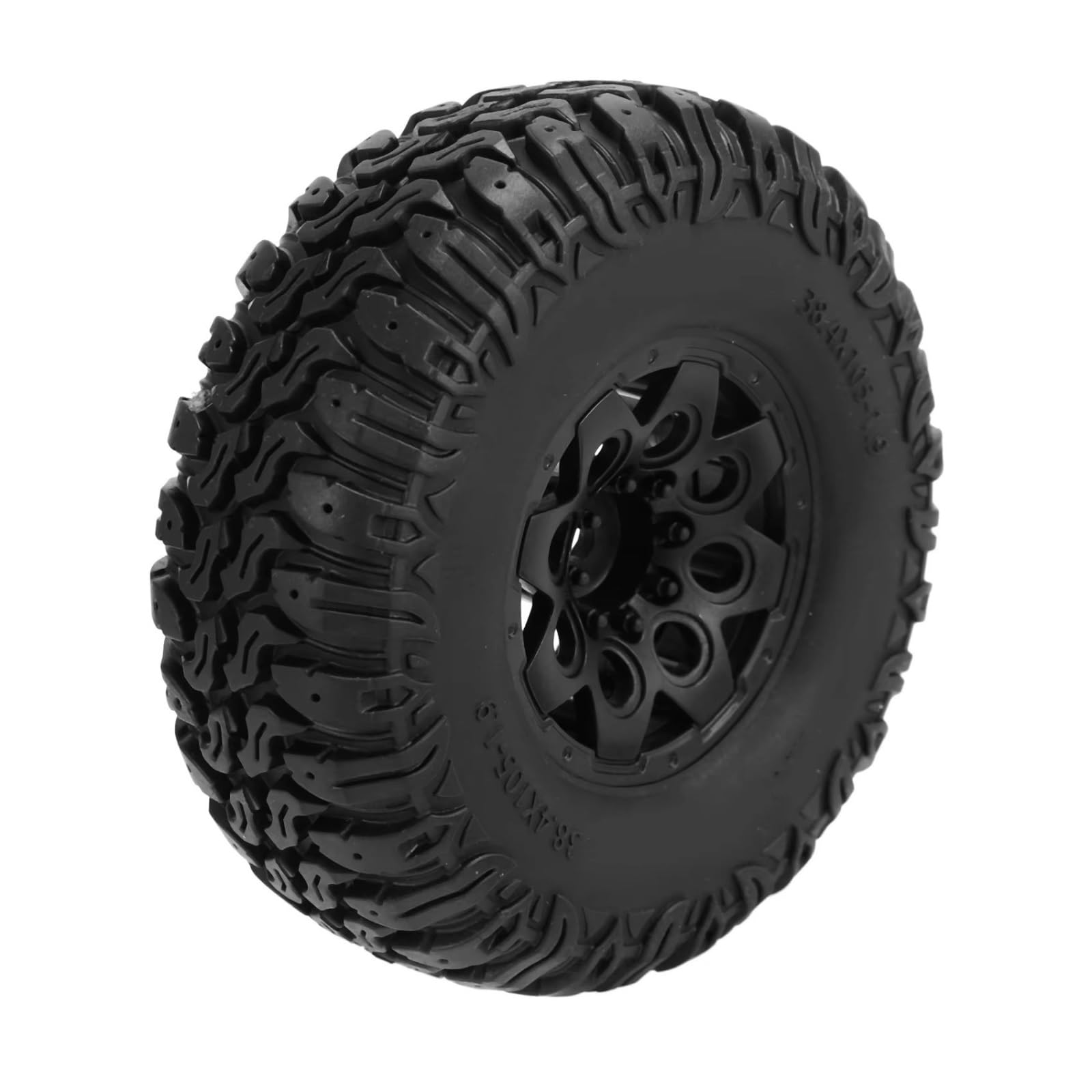 Compatibile Con Traxxas Per TRX4 D90 Per Axial Per SCX10 II III Per Redcat 1/10 RC Crawler Auto 4PCS 105 Millimetri 1.9 Beadlock Wheel Rim Set Di Pneumatici RC Ruote Gomma