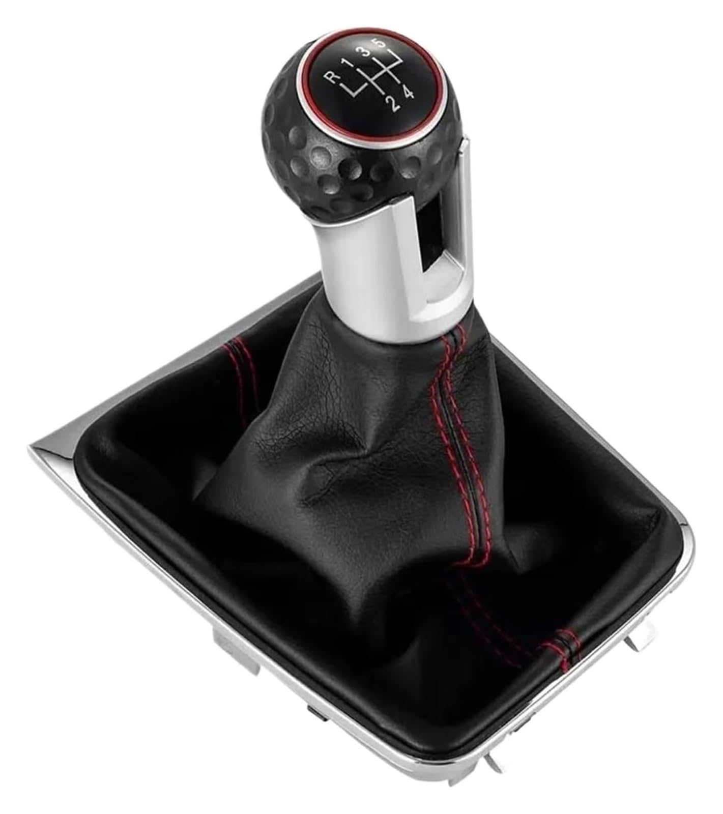 FNCVTM Car Gear Knob for VW for Golf 7 A7 MK7 for GTI GTD 2013-2018 Car 5 6 Speed Gear Stick Level Shift Knob Leather Boot LHD