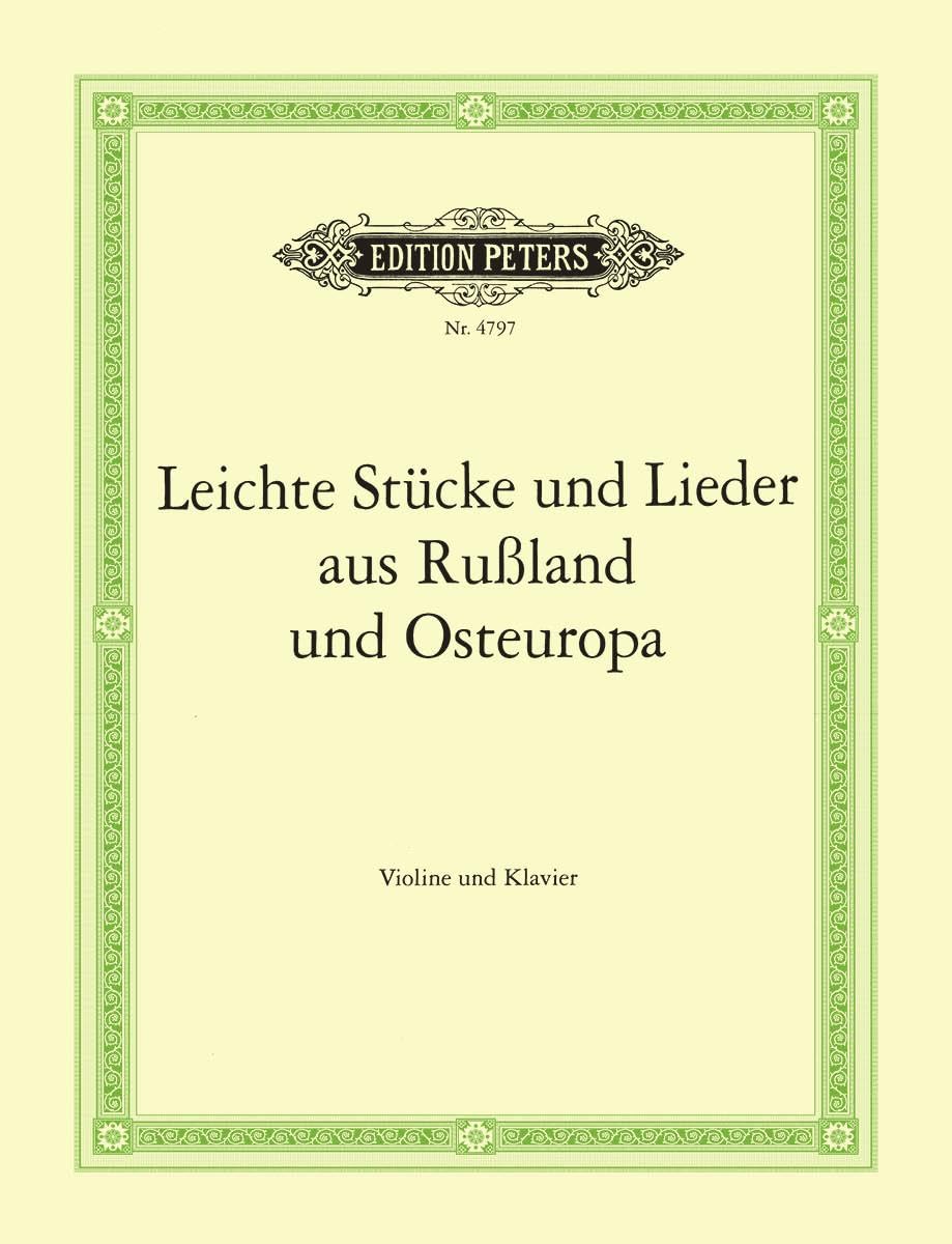Livre partition violon d'Europe de l'Est pour animer vos soirées