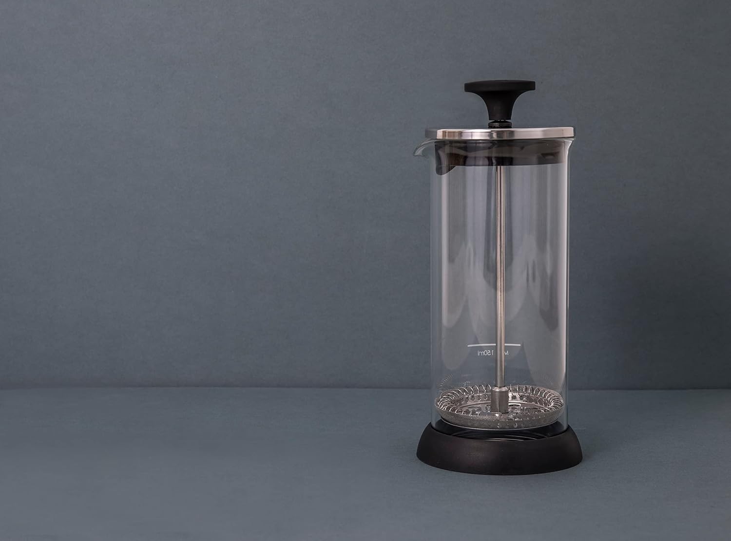 La Cafetière 400ml Glass Milk Frother, Black
