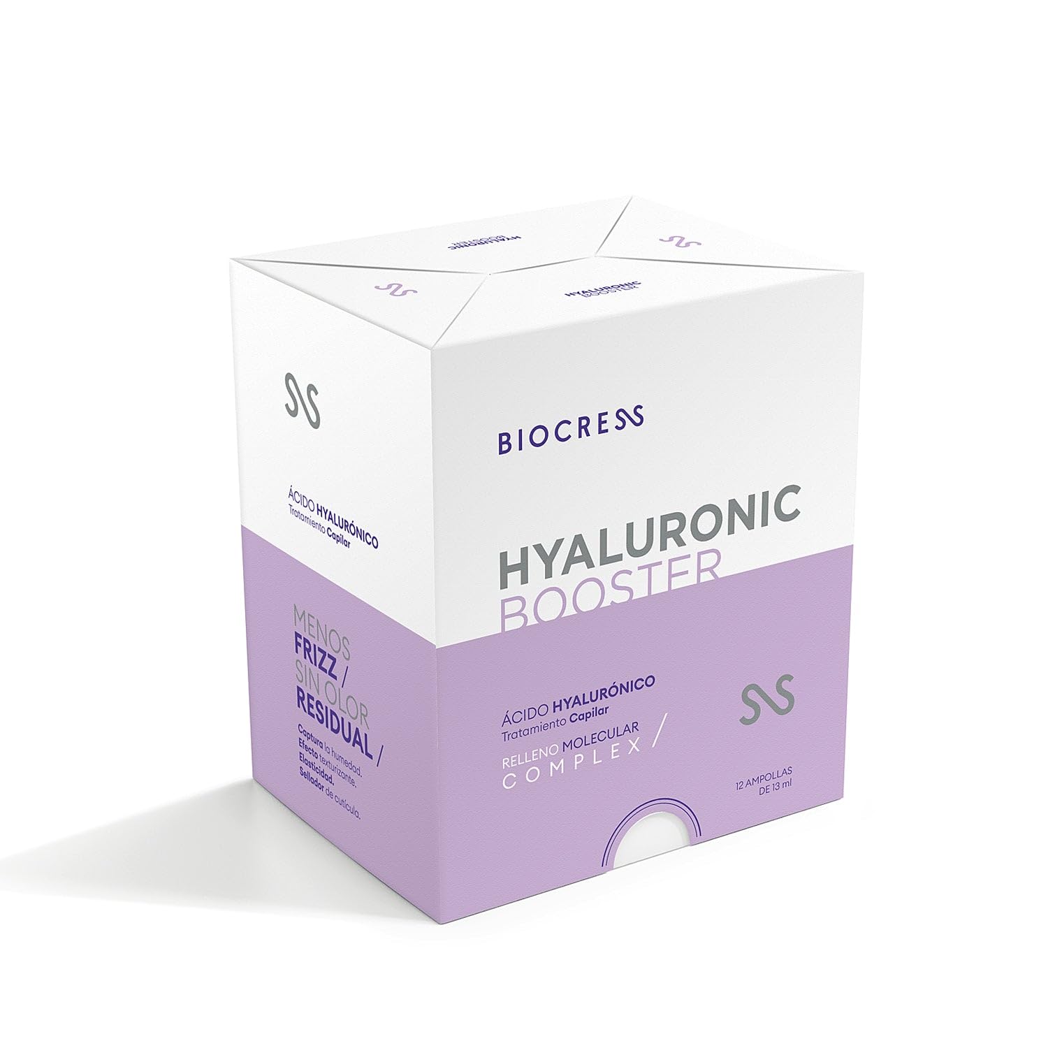 RUUFE Hyaluronic Ampoules - Biocress Hair Booster with Hyaluronic Acid (12 Pack)