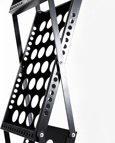 Miniatura 3 de Revistero Revistero de piso Revistero de 4 niveles Revistero Revistero de información Estante de exhibición Estante de almacenamiento de periódicos