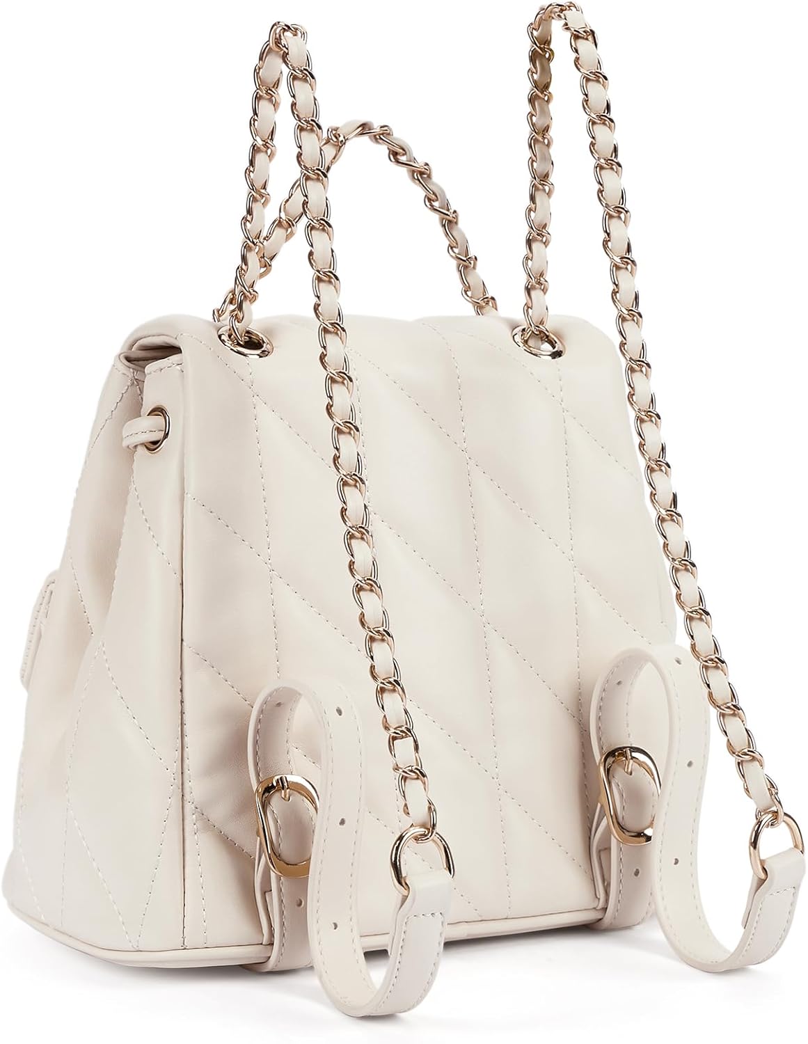 CLUCI Crossbody Bag for Women PU Leather Shoulder Bag, Convertible Small Tabby Backpack Purse for Travel - Image 7