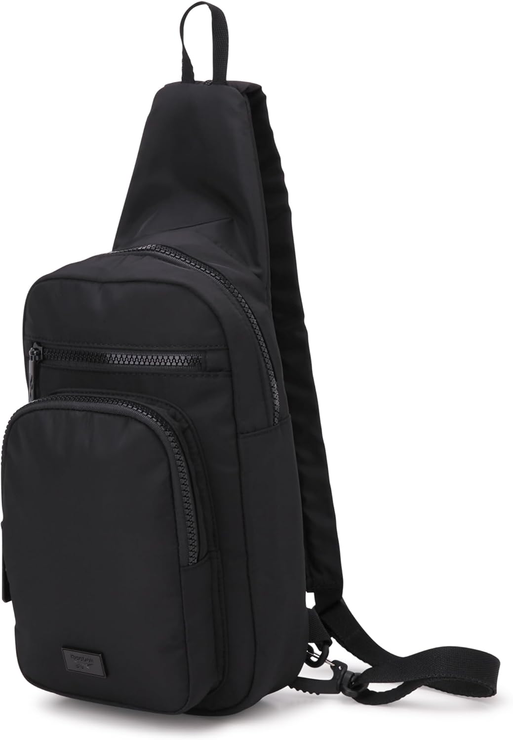 Reebok Unisex Crossbody Sling Bags – Compact Convertible Strap Cross Body Bag Travel Sling Bag - Gym & Travel Essential, Size One Size, Cosmos Black