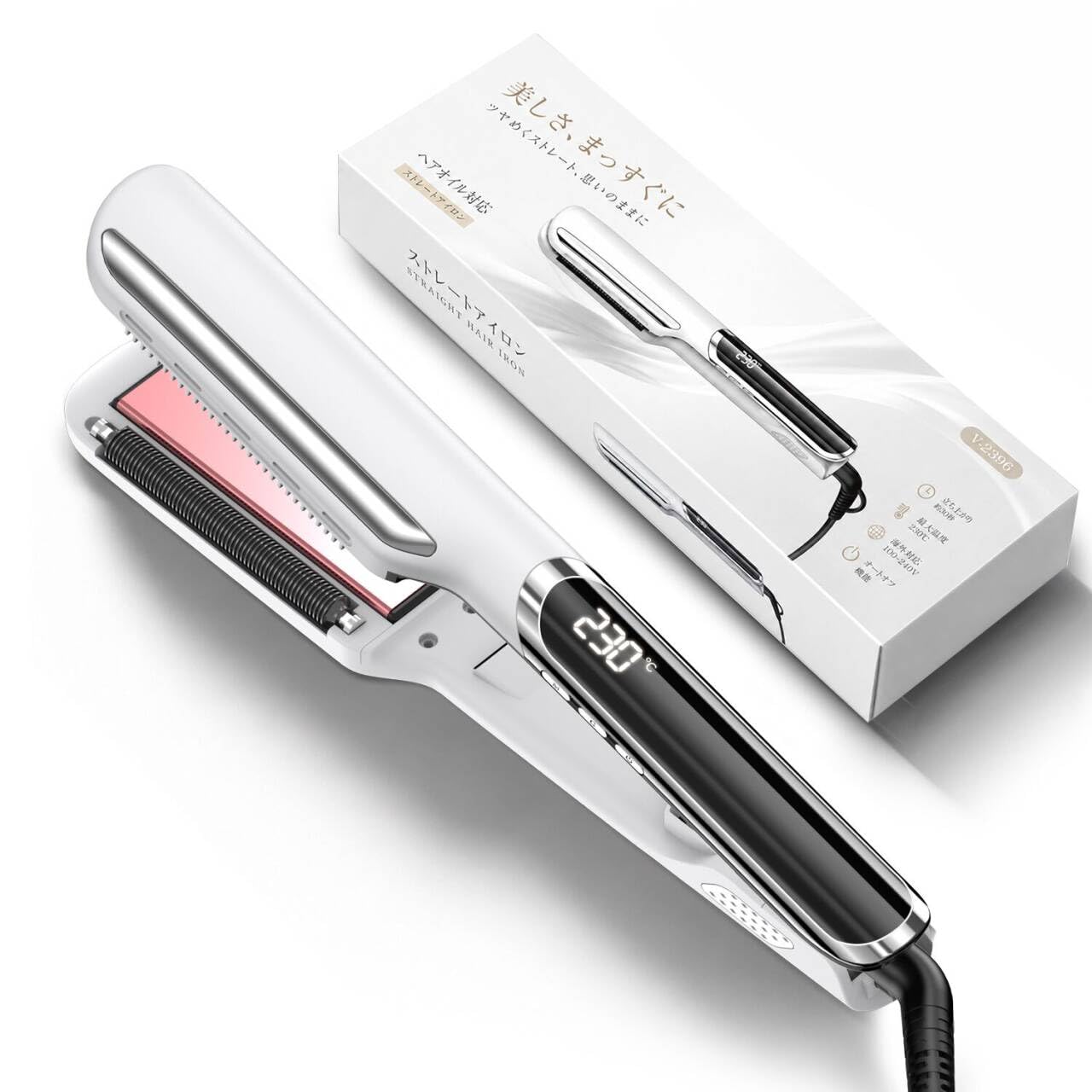 ヘアアイロン　コテ　ストレートアイロン Amazon.co.jp: ヘアアイロン ストレート 【美容家監修・オイル対応