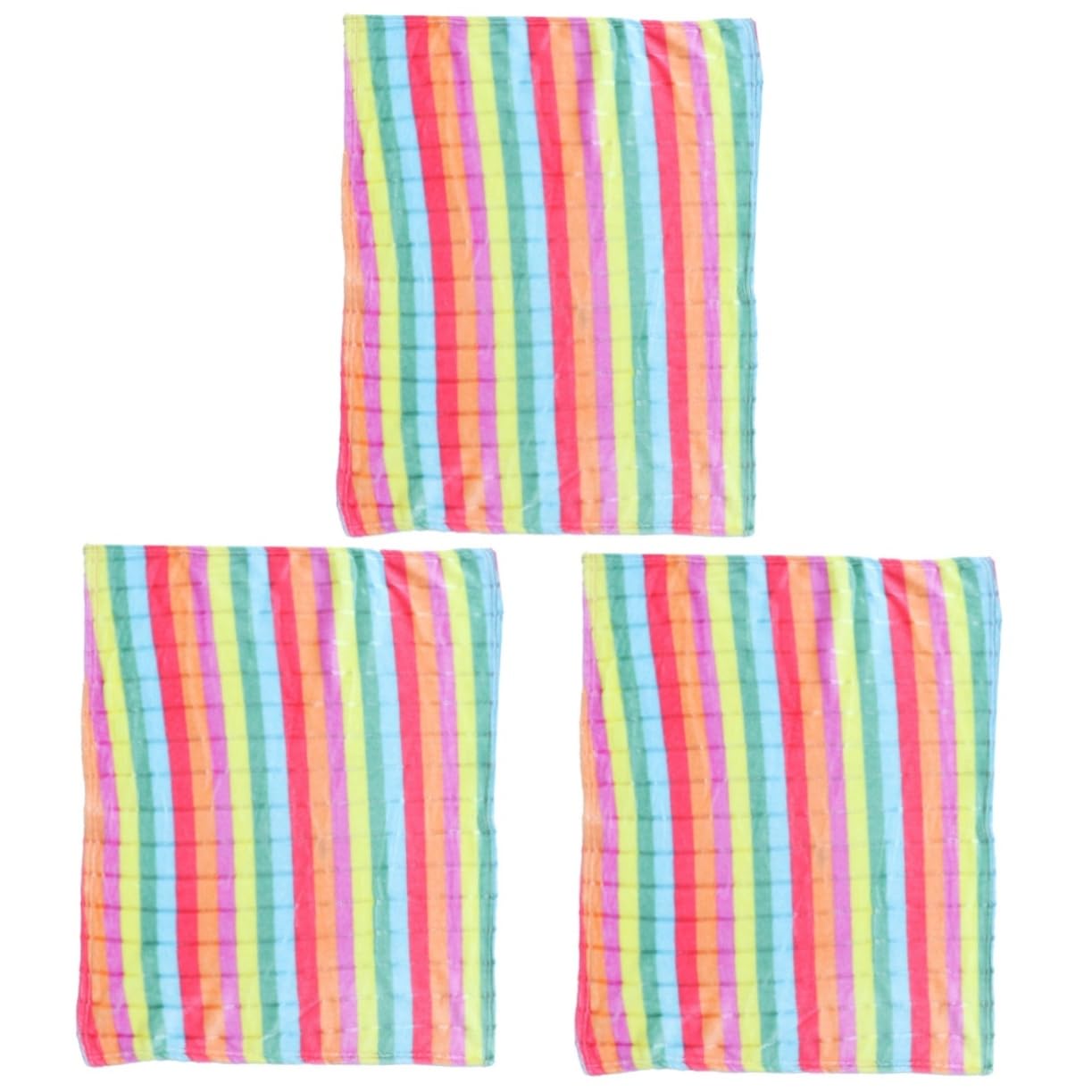 Couverture pour chiot douce et résistante avec lot de 3 pièces multicolores