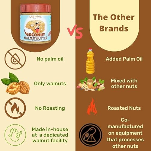 Miniatura 4 de Crazy Go Nuts - Mantequilla de nuez  Coco, 9 onzas (paquete de 1)  Snacks saludables, keto, vegano, bajo en carbohidratos, sin gluten, superalimento