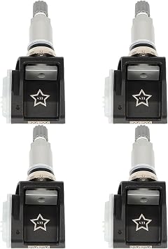 ROADFAR TPMS الاستشعار 433 ميجا هرتز الإطارات استشعار الضغط يناسب لمرسيدس بنز CLS450 CLS53AMG E300 E400 E43AMG E450 E53AMG E63AMG G550 G63AMG يستبدل A0009052102 مجموعة من 4