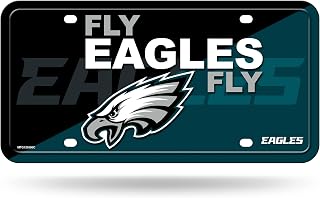Rico Industries NFL Football Philadelphia Eagles Metal Auto Tag 6" x 12" - Great for Truck/Car/SUV