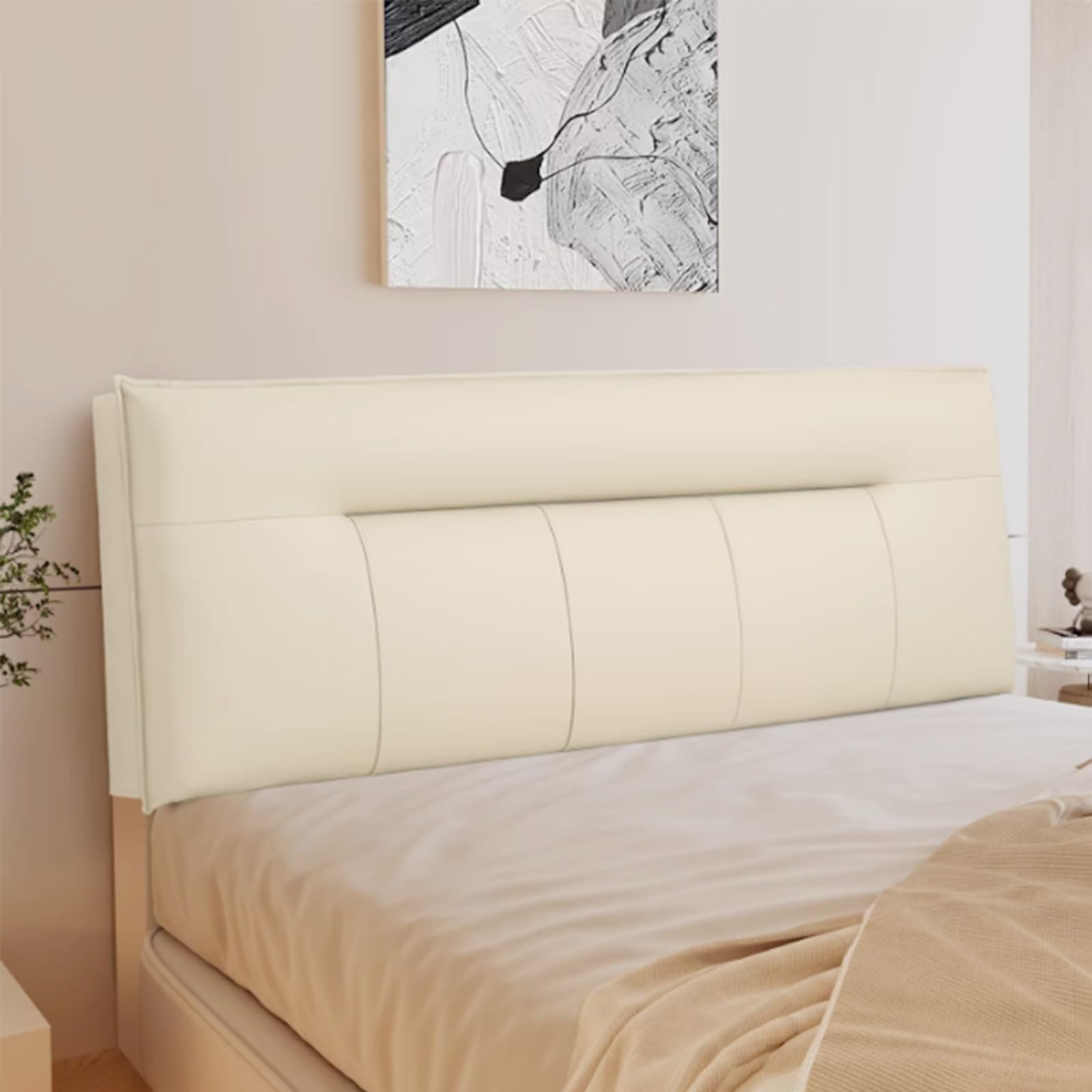 Poduszka na oparcie, ergonomiczna poduszka do czytania, tkanina lniana, tapicerowany klin, na łóżko, kanapę, do biura, podparcie pleców
