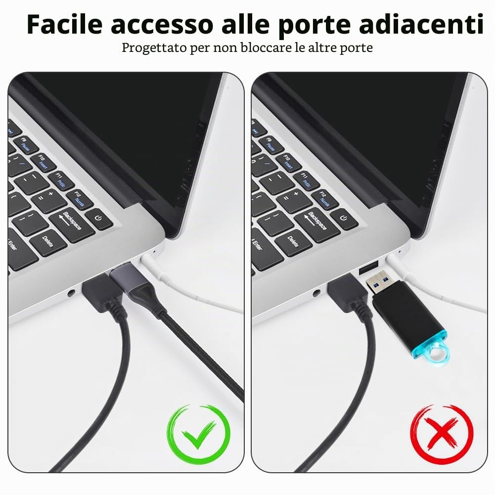 AXFEE HDMI USB Game Capture Card, 4K 1080P Video Acquisizione a Type-C Adattatore per Giochi, Streaming, Insegnamento, Videoconferenza, Dal Viv