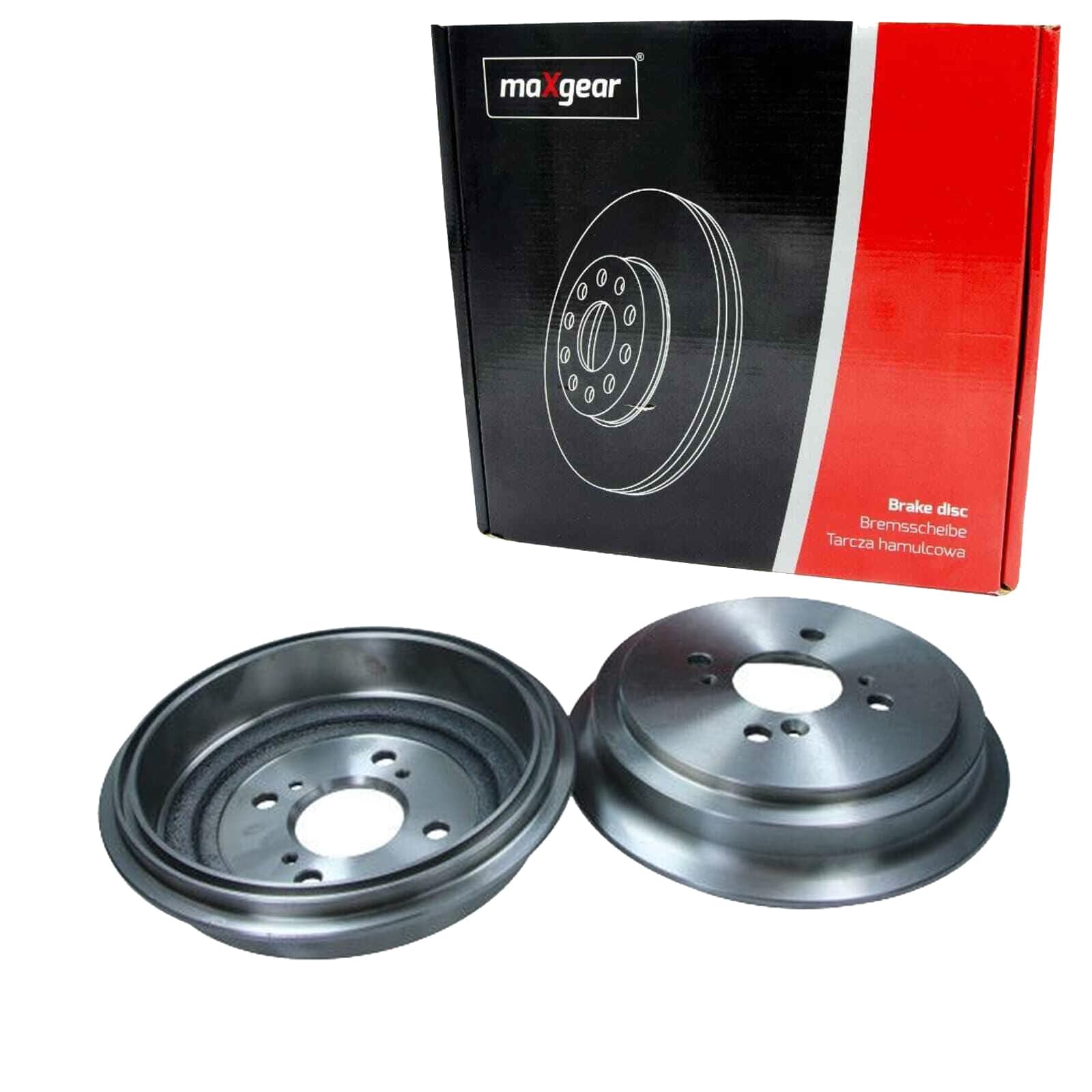 2X Maxgear 200mm Bremstrommeln hinten | 2x 19-2626 passend für links+rechts | 19-2626
