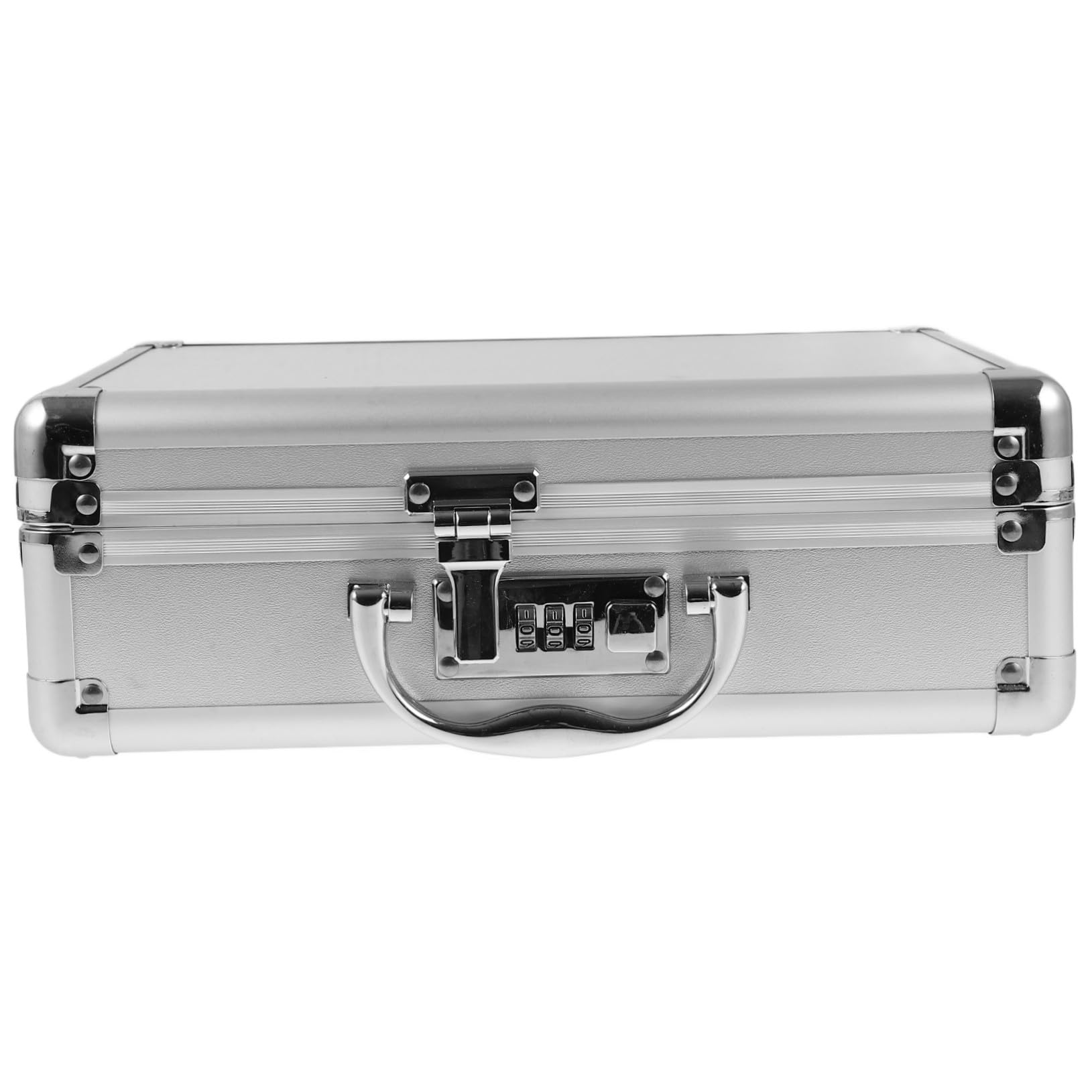 Mallette aluminium rigide porte-documents hommes avec fermeture à code