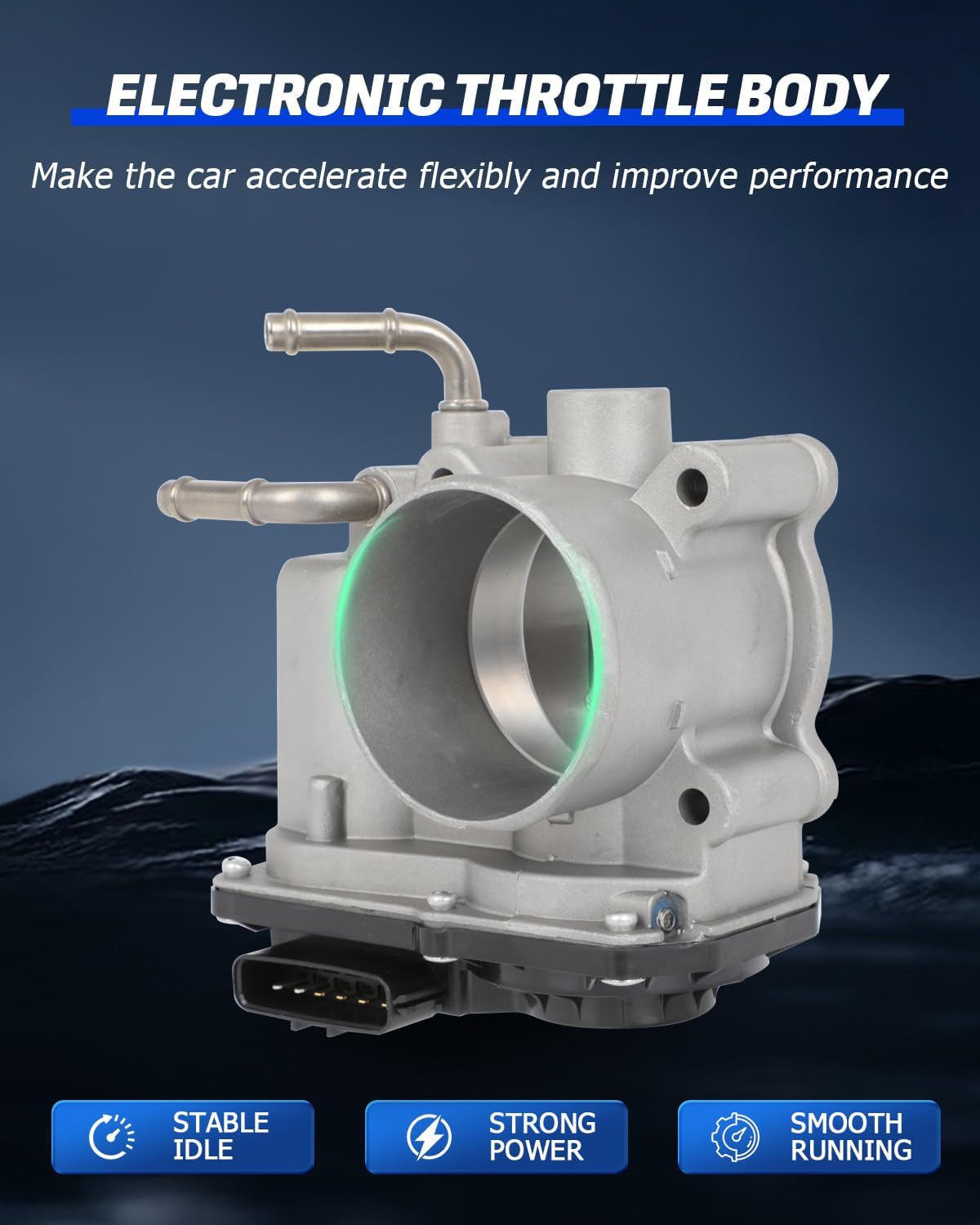 Throttle Body Compatible 2012-2014 for Scion for xD | 2018-2021 for Toyota for C-HR | 2019-2022 for Toyota for Corolla Replace 220300T130 2203037040 67-8036
