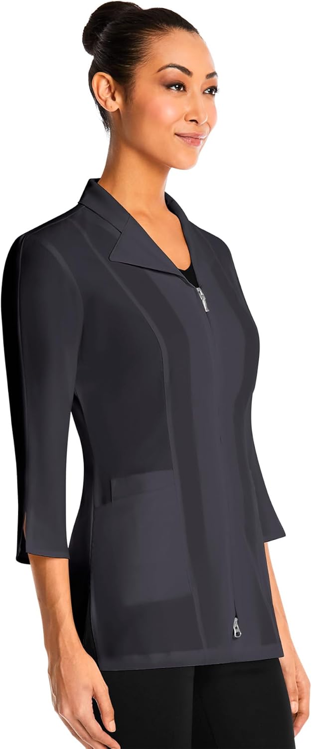 Maevn Smart Women’s 3/4 Sleeve Zip Lab Jacket