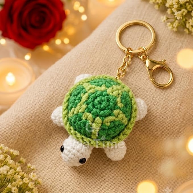 Image of Handmade Crochet Flower Keychain for Bags Keys Purse Backpack Cute Aesthetic Yarn Keyring Bag Charm Handmade Soft Thread Flower Keychain for Girls Women Kids Gifting and Daily Use