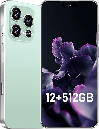 Miniatura 8 de Teléfono inteligente 16PROMA X desbloqueado: pantalla HD+ de 6.99", batería de larga duración de 7000mAh, almacenamiento masivo de 12GB+512GB, Rojo