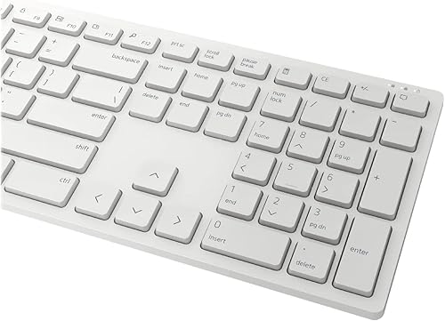 Dell Pro KM5221W - Teclado y ratón - Blanco