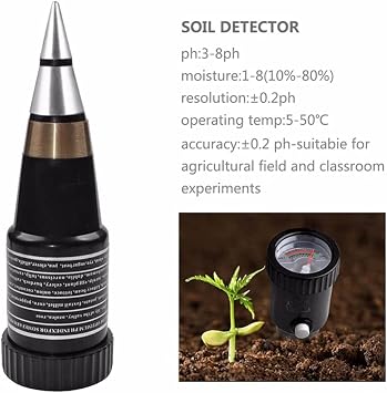 Handheld VT-05 Soil Moisture Meter Humidity Tester with Ph Meter Digital Soil PH Meter PH Range 3~8ph Moister Range 1~8