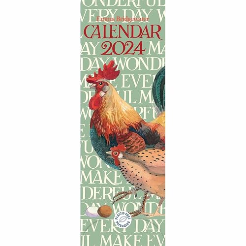 Emma Bridgewater Rise &amp; Shine Slim Calendar 2024