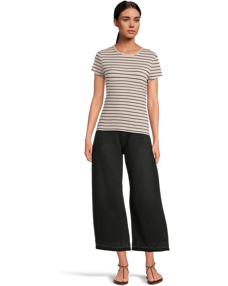 Paige Arellia Ankle Petite With Undone Finished Hem In Black Void - #5 of 5