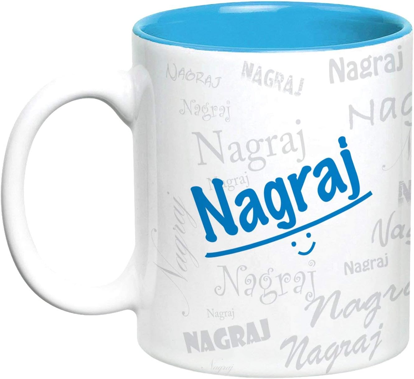 Hot MuggsMe Graffiti Mug - Nagraj Personalised Name Ceramic, 315ml, 1 Unit