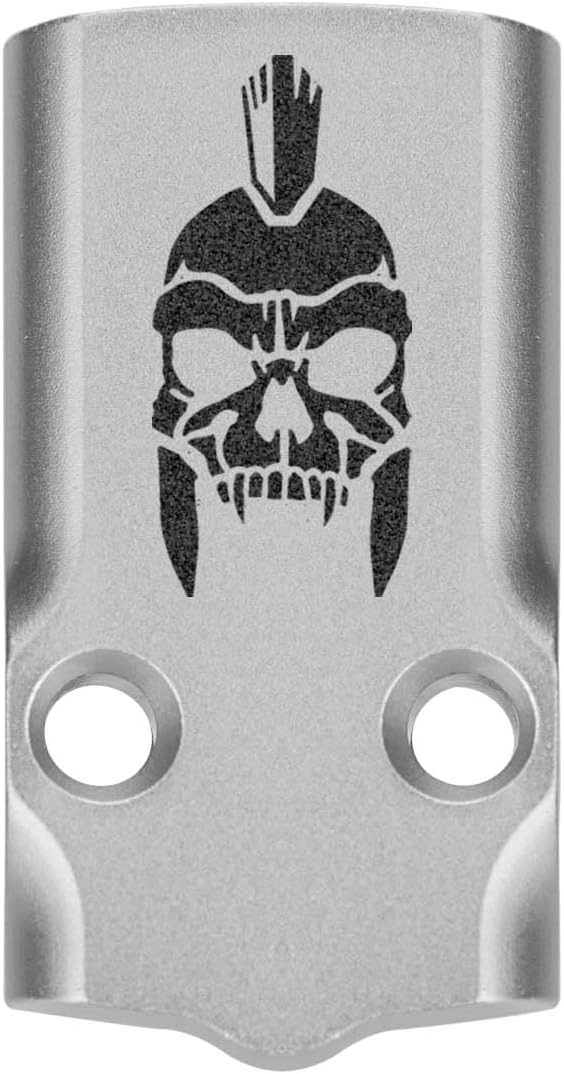 NDZ Performance MOS Optic Cover Plate for Glock 43X & 48 – Anodized Aluminum, Custom Laser Engraved Design – Made in USA – Choose Image & Color