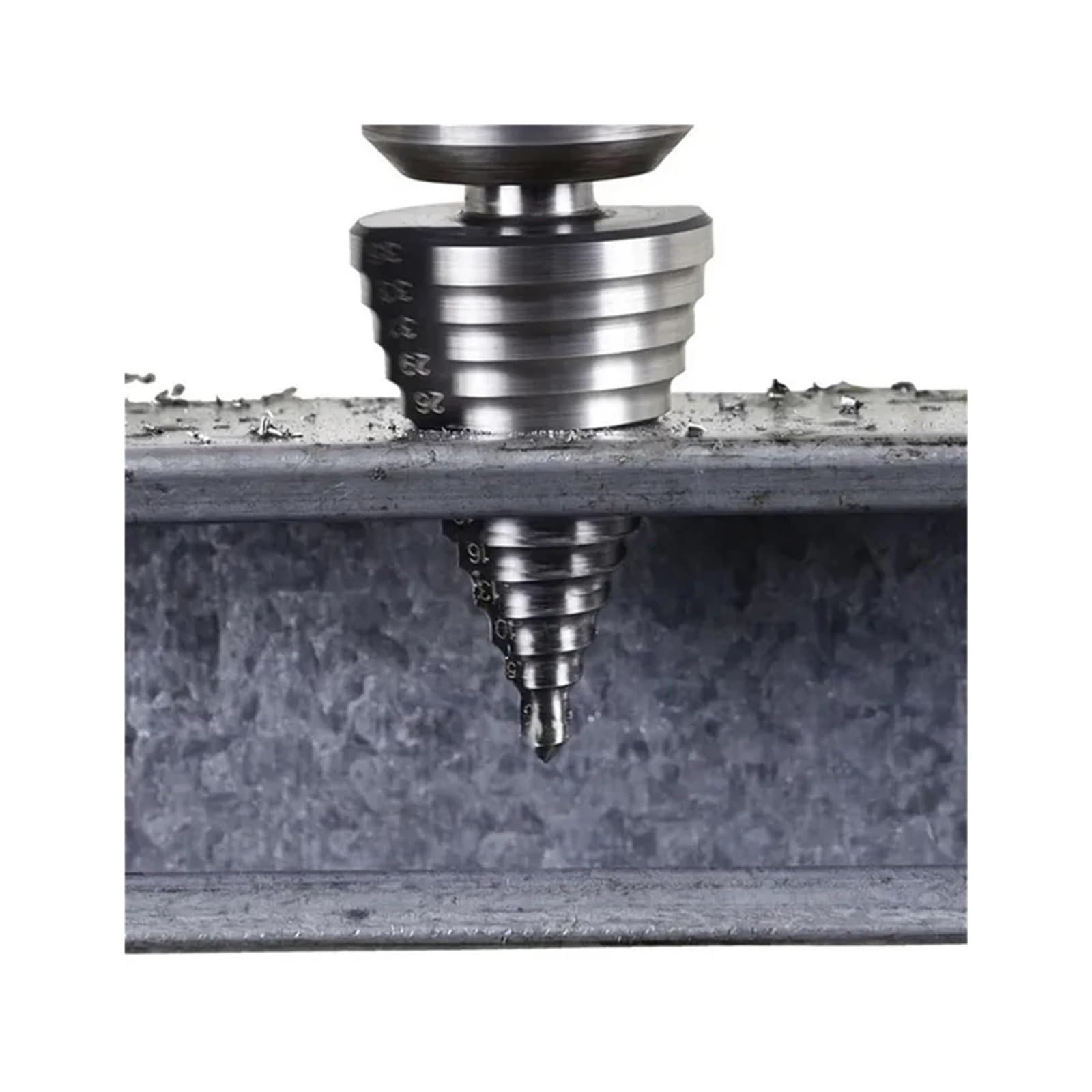 Wiertła do metalu, Wiertło spiralne z rowkiem stopniowym, Wiertło do metalu 5 35 mm Wiertło stożkowe stopniowe z powłoką TiN Proste