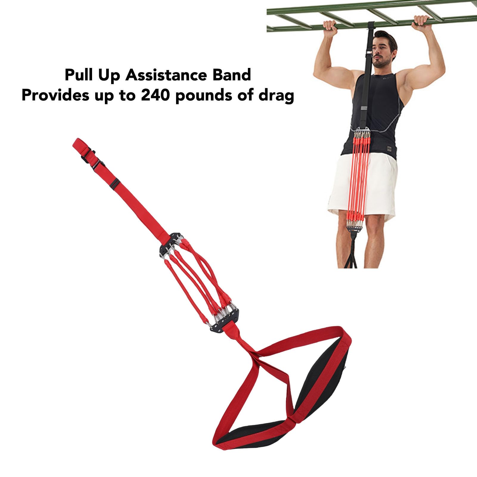 CHICIRIS Bande di Esercizi, Pl -up Assistance Banda Regolabile Ad Alto Elastico Lattice Pull Assist, per Allenamento per Allenamento in Palestra Domestica