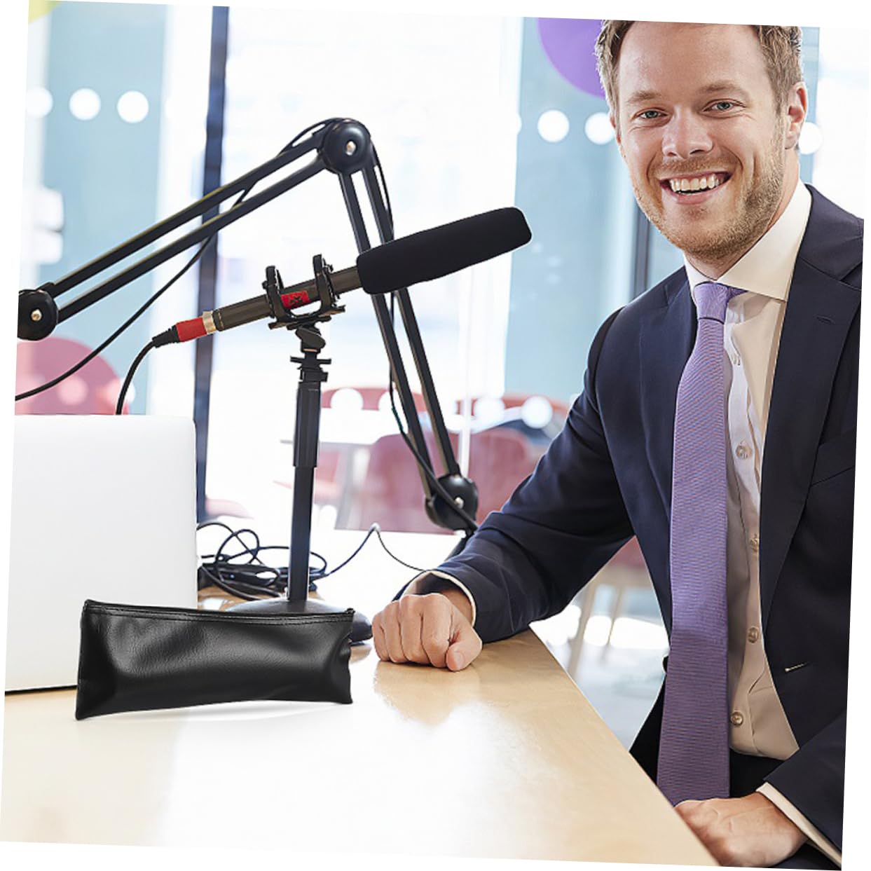 3pièces De Transport Pour Microphone Sans Fil Étui De Rangement Pratique Pour Voyage La Poussière Chocs Organisateur De Microphones