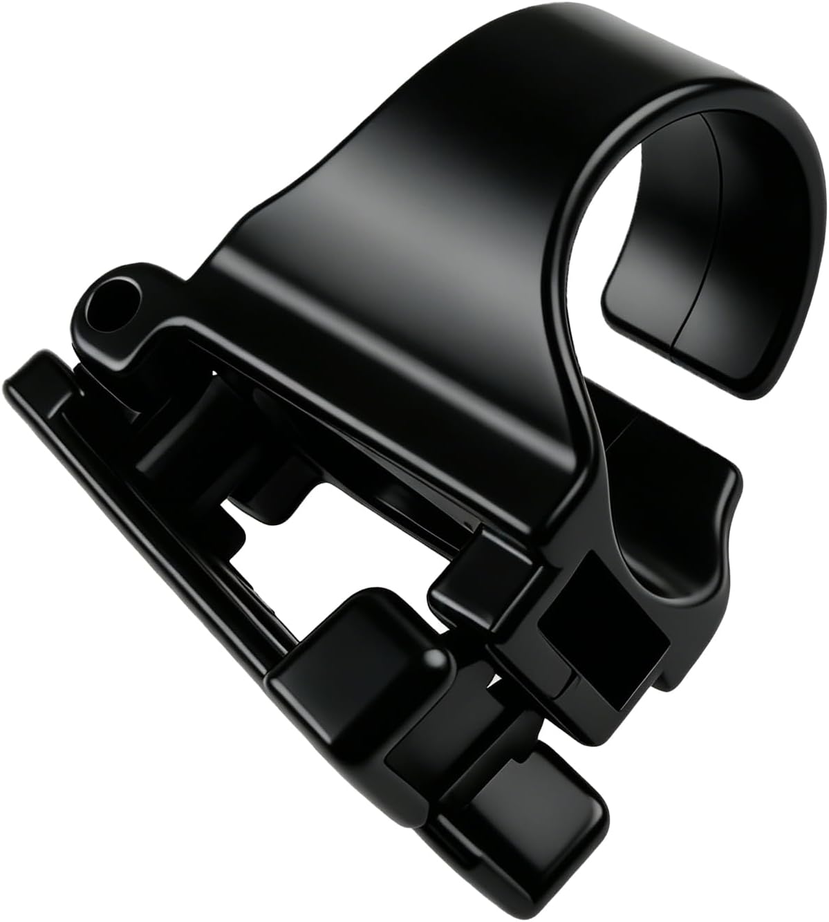4 Pack Black Plastic Snorkel Clip Replacement for Snorkeling and Scuba Diving
