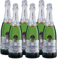 Kit 6 Espumantes Casa Perini Moscatel 750 ml