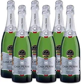 Kit 6 Espumantes Casa Perini Moscatel 750 ml