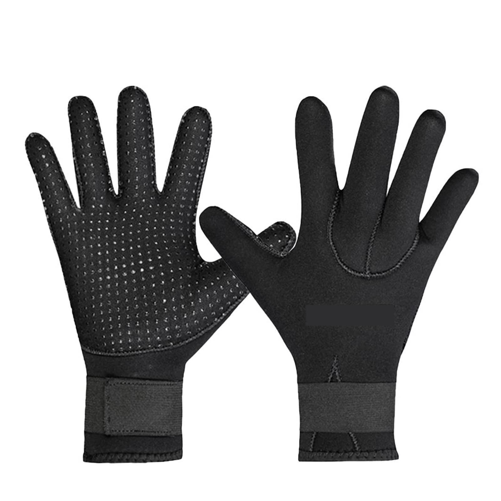 Wetsuit Gloves, 3mm Diving Gloves Swimming Flippers Diving Surf Kitesurf Windsurf Gloves for Fishing Underwater Fishing Equipment(G31 Black Gloves,Small)