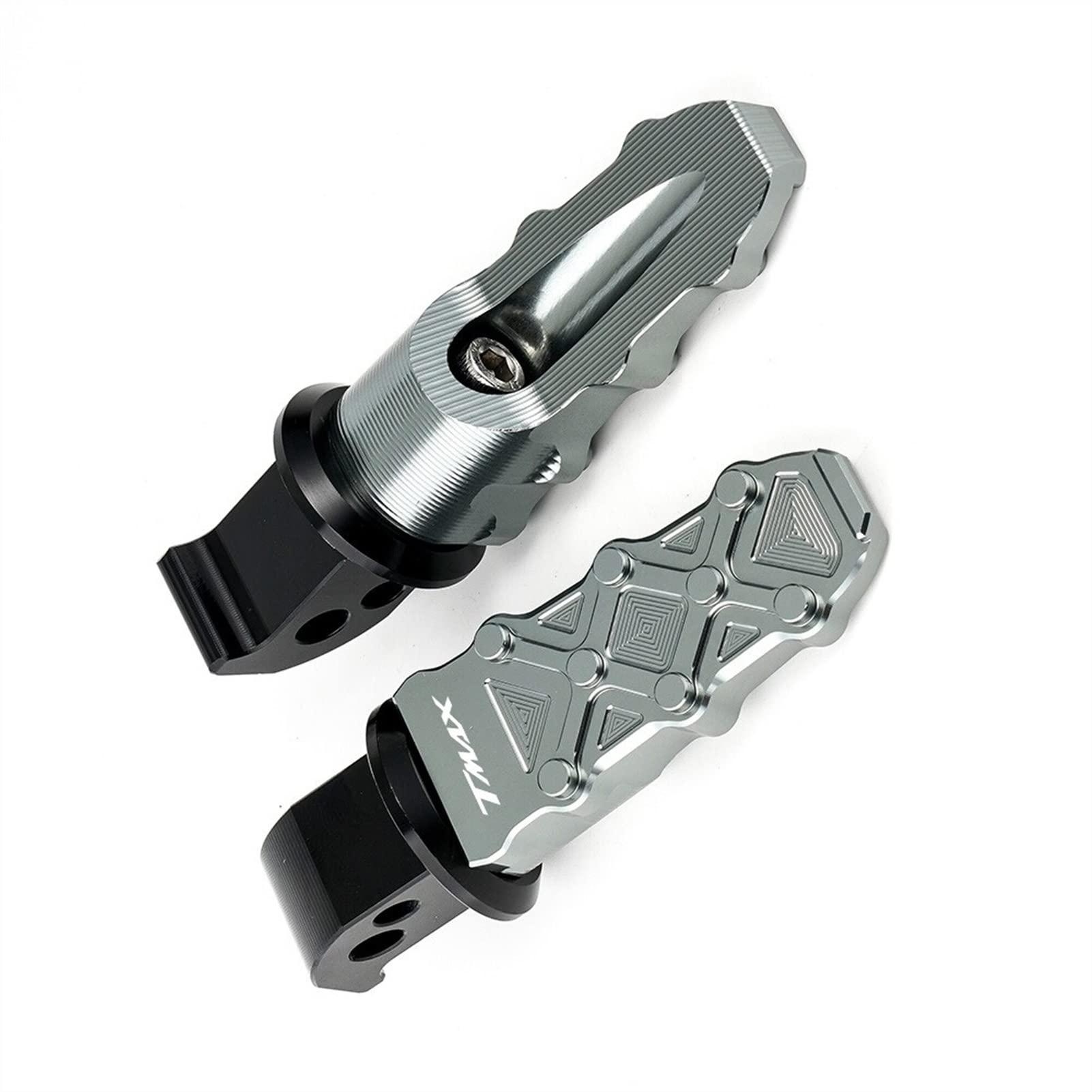 Repose-pieds TMAX 530 et 560 en alu CNC haut de gamme pour passager arrière Yamaha Tech Max