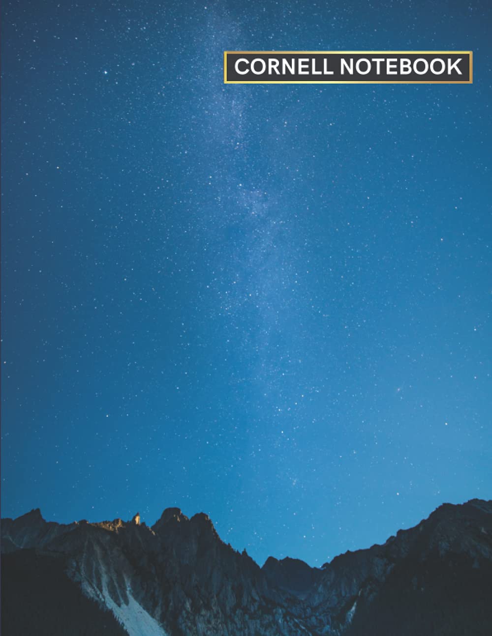 Cornell Notes Notebook: Efficient Note Taking System | School, College, And Work | 200 Pages | Ruled | 8.5 X 11 | High Thoughts Meeting Notes | Cosmic and Constellation Pattern