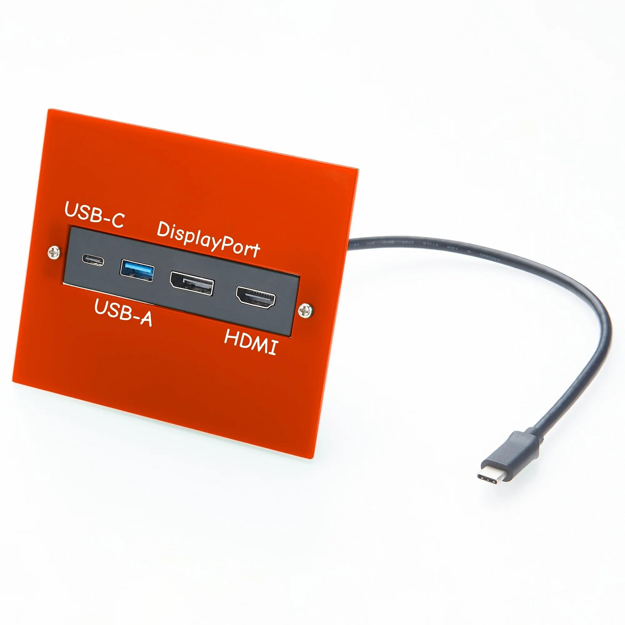 PCM-KW-566 Rallonge de panneau USB-C vers HDMI DisplayPort USB-A USB-C (1,5 m)