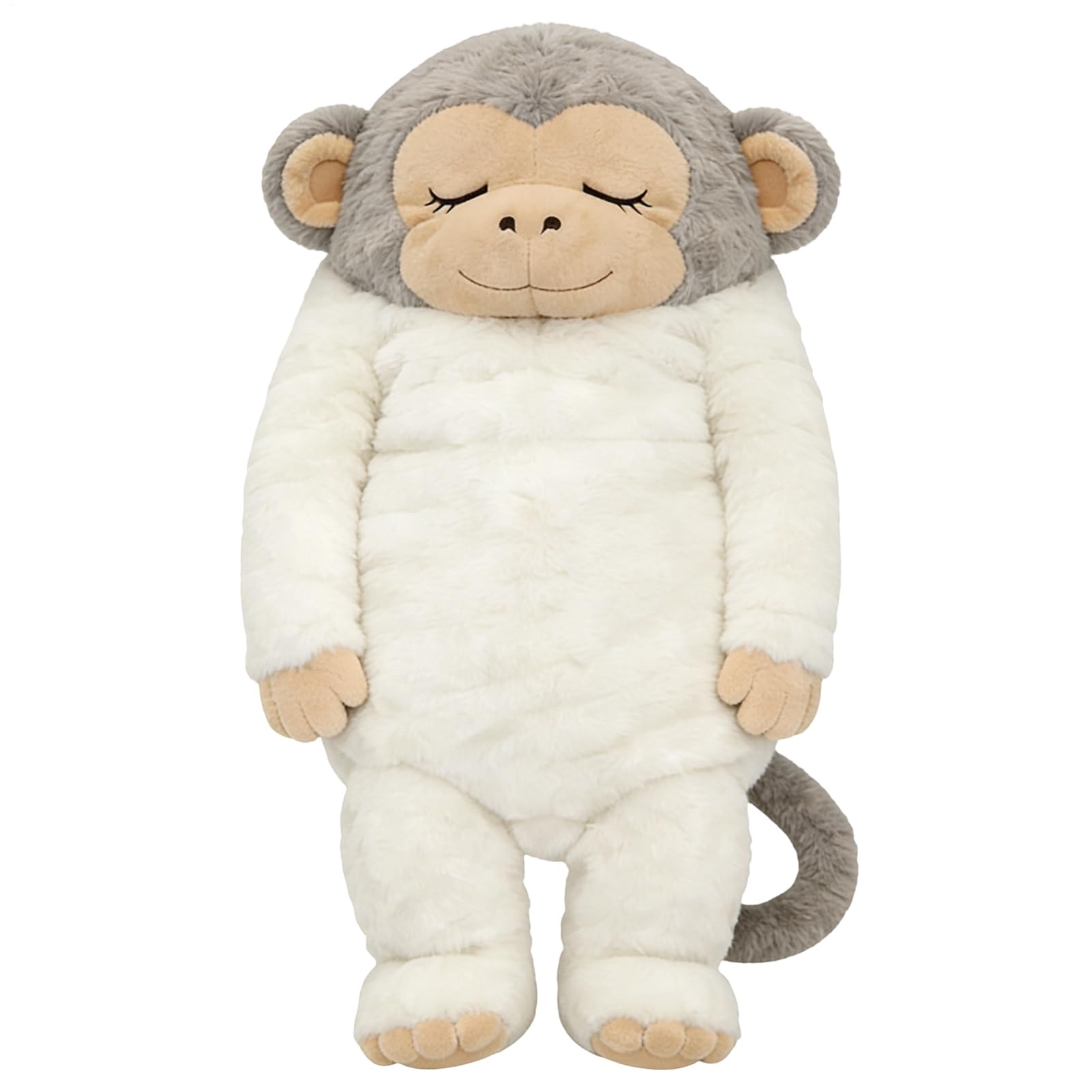 Plüsch-Schlafsack für Erwachsene, Kawaii-Katze, Affe, Entspannungsstation, bequemes Kissen für Innenbereich, Camping