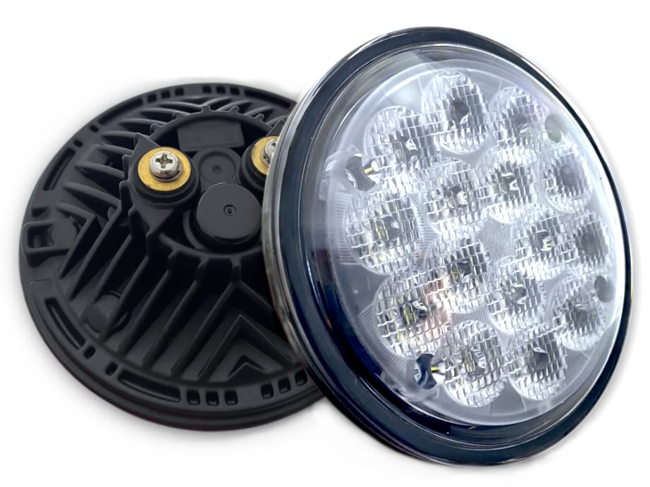 Aero-Lites Ultra-X Series High Performance PAR36 LED Direct Replacement Taxi Light | 5,100 Lumens | 10-30VDC (45x10 Degree Flood Beam)